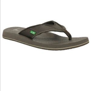 Sanuk Mens Yoga Mat Flip Flop Sz 8 - 13